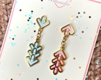 XL Dance Arrow Earrings
