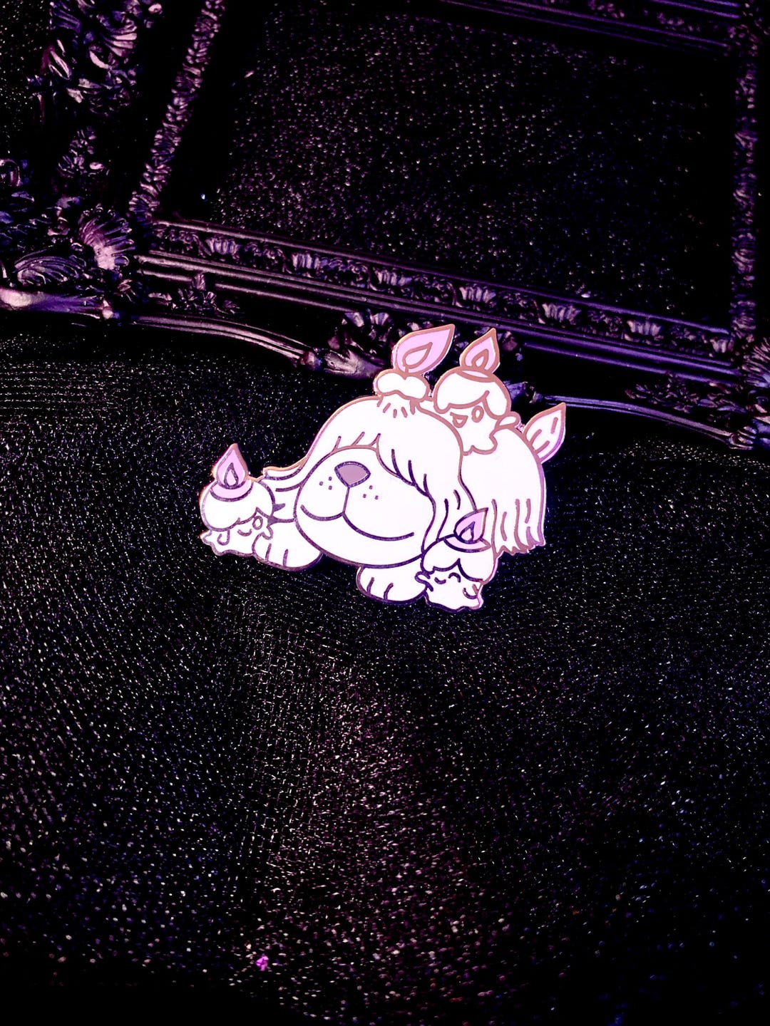Greavard and Litwick Tagteam Enamel Pin - Etsy