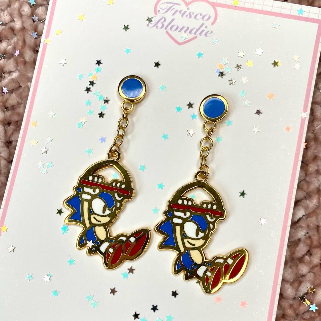 XL Hedgehog Zipline Earrings - Etsy