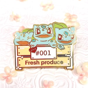 Bulbasaur Crate Enamel Pin
