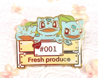 Bulbasaur Crate Enamel Pin