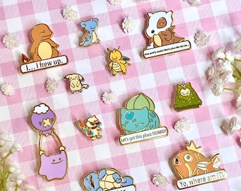 Pokopin Enamel Pins