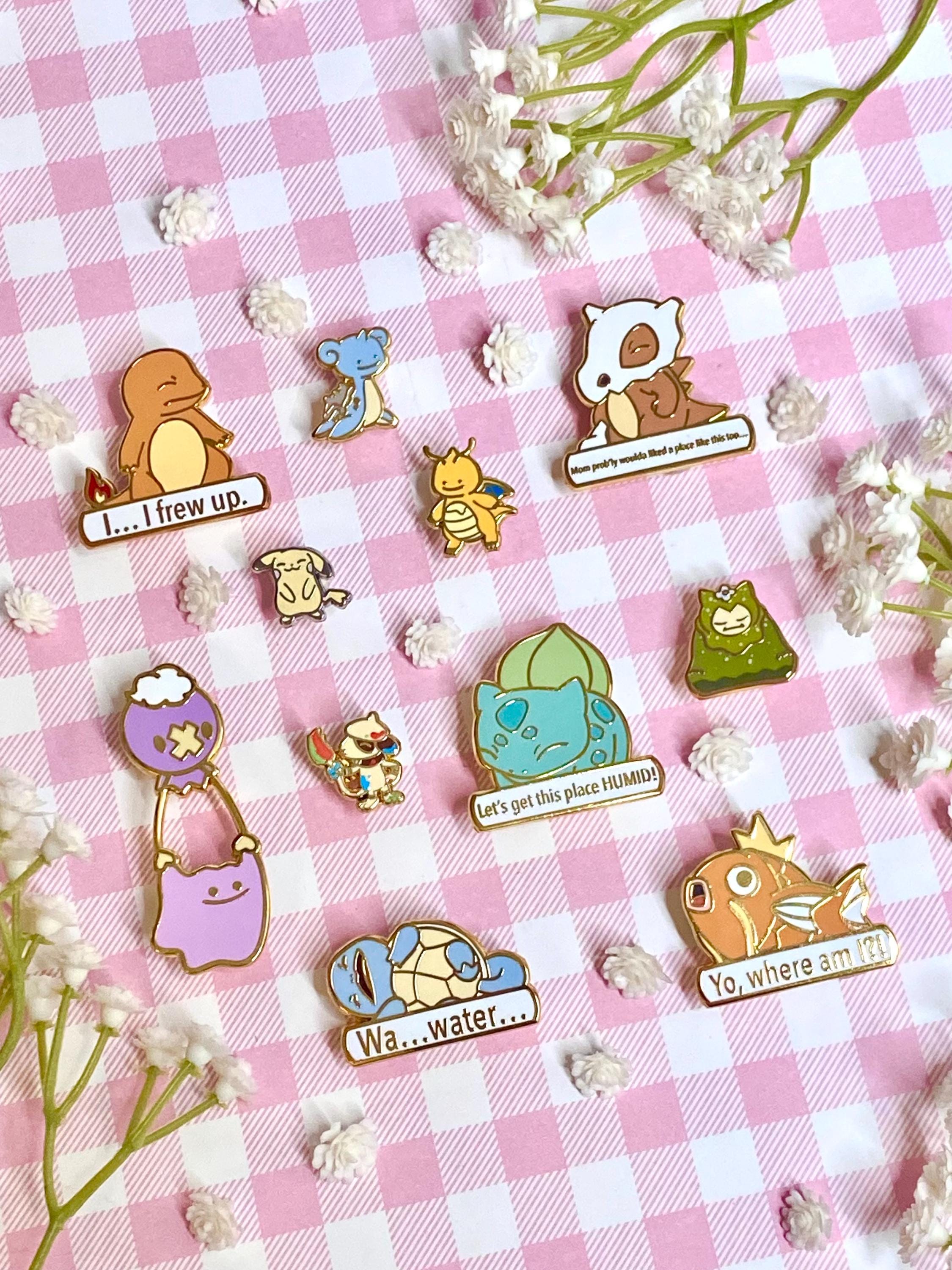 Poke Pin Pattern Parit Pokopin Enamel Pins - Etsy