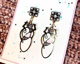 Pendientes XL inspirados en Portal