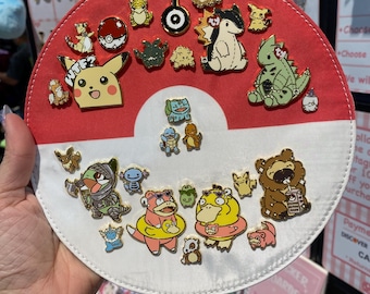 Pokeball Pin Insert for Crossbody bag
