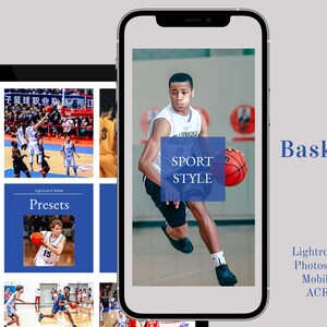 Basketball Lightroom Mobile Presets Desktop Photoshop Actions - Etsy UK