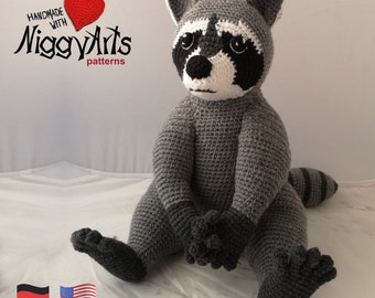 Big Racoon - Crochet pattern