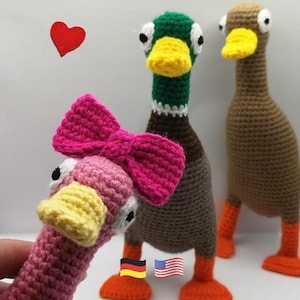 Runner duck - crochet pattern