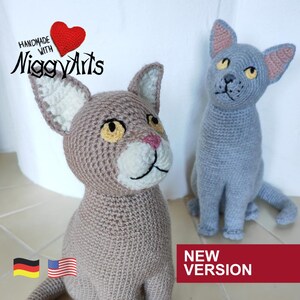 Sitting cat crochet pattern