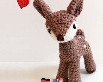 Small deer crochet pattern