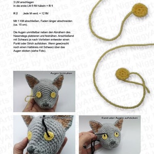 Sitting cat crochet pattern image 7