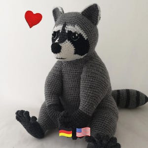 Big Racoon - Crochet pattern