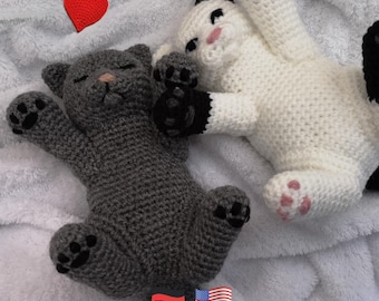 realistic Kitten - PDF crochet pattern in english and german | Amigurumi Cat step by step crochet tutorial