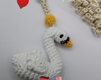 Little swan - Crochet pattern