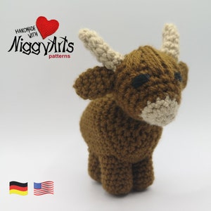 Highland cattle - Crochet pattern