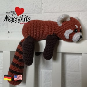 Red panda - Crochet pattern