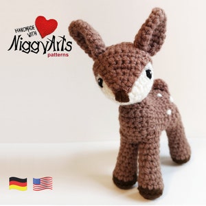 Small deer crochet pattern