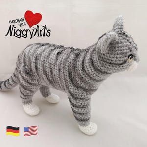 Realistic cat - crochet pattern