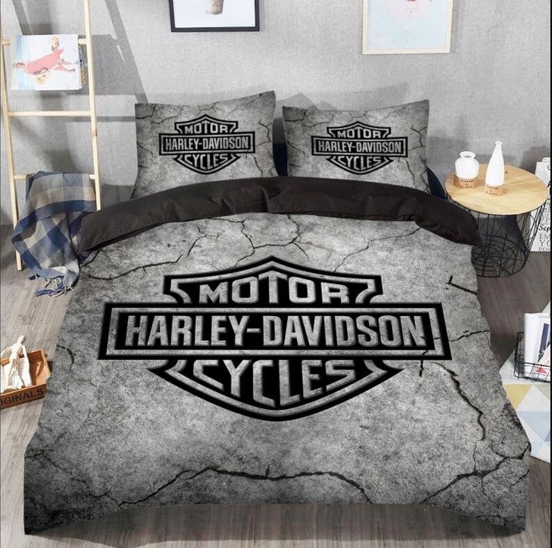 Harley Davidson Bettwäsche Set Motorrad Geschenke Geschenk für Etsy