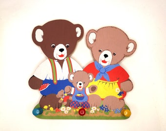 Kindergarderobe Bärenfamilie Grossmann