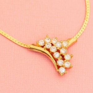 Vintage Victorian Statement Diamond Necklace | 19.5 inch | Avon | H21