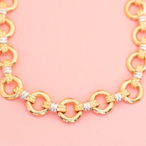 Vintage Circles Link Necklace | 17 inch | H20