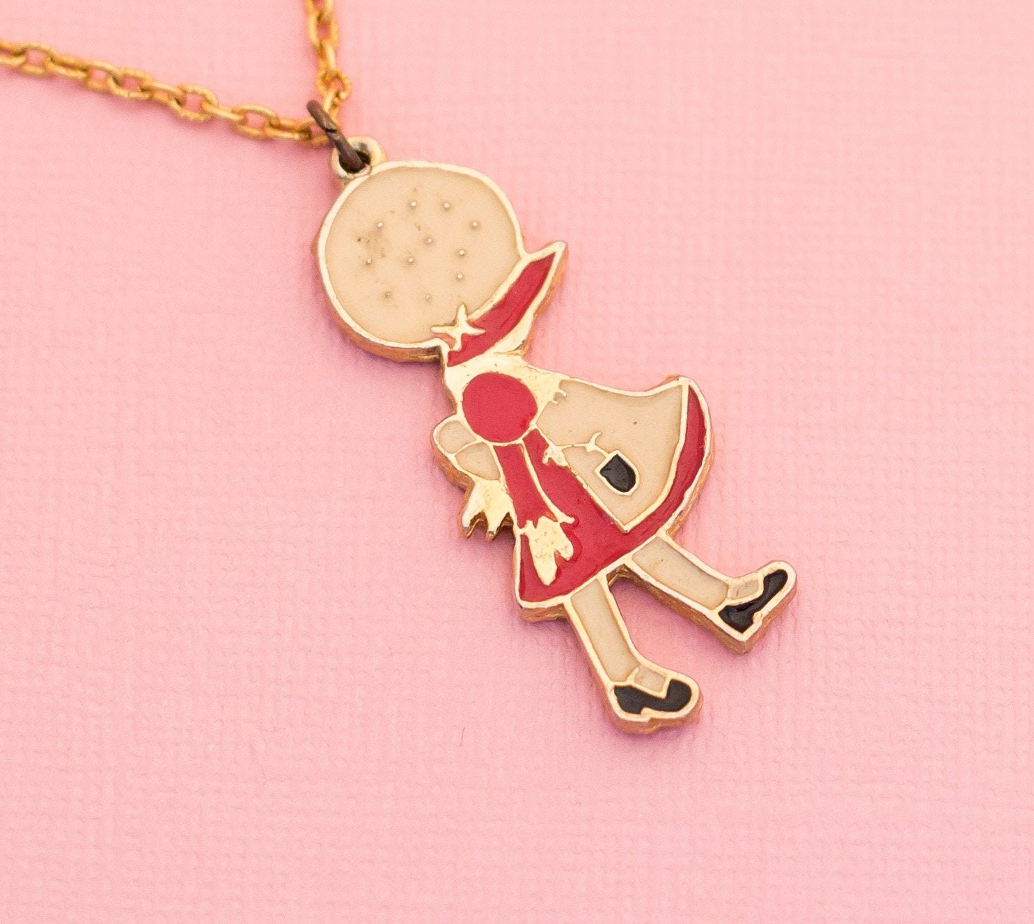 Vintage Doll Necklace Cute Baby Doll Necklace 18 Inch Etsy