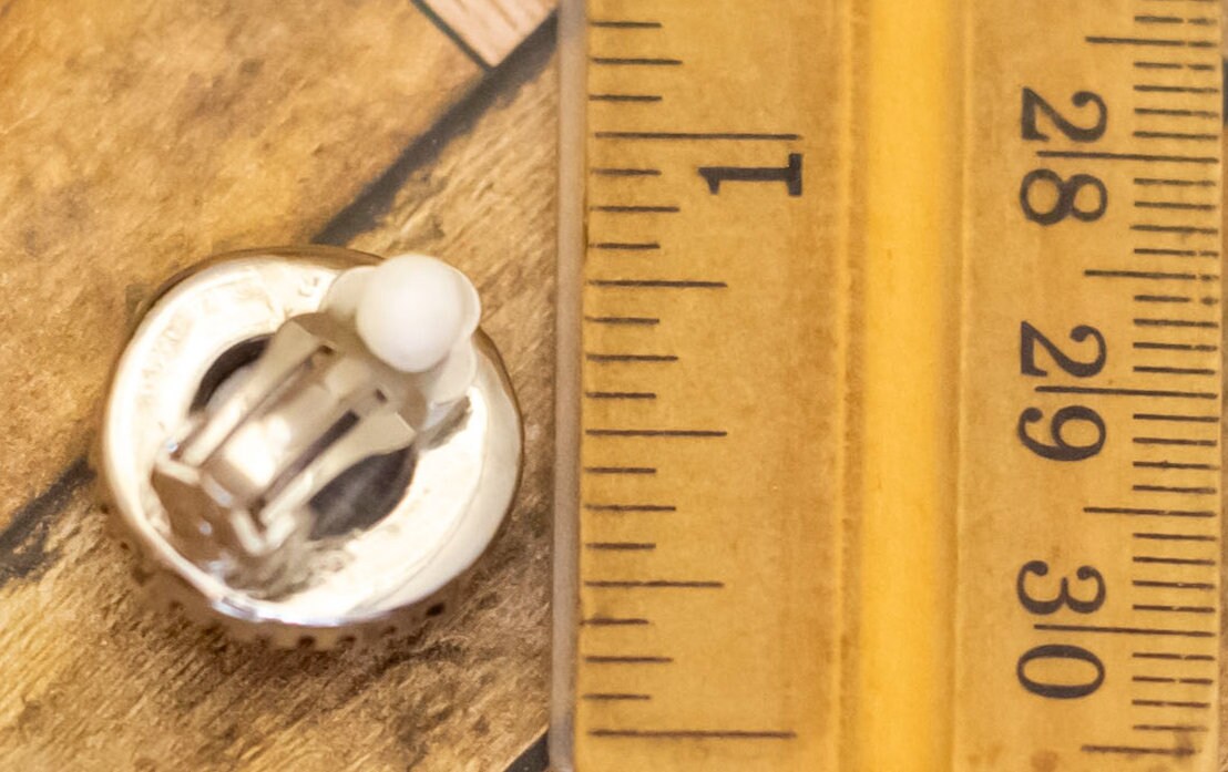 Vintage Abstract Galaxy Sphere Ball Circular Clip on