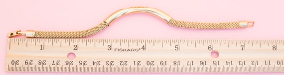 Vintage Gold Tone Plated Chain Bracelet | 7.5 inc… - image 4
