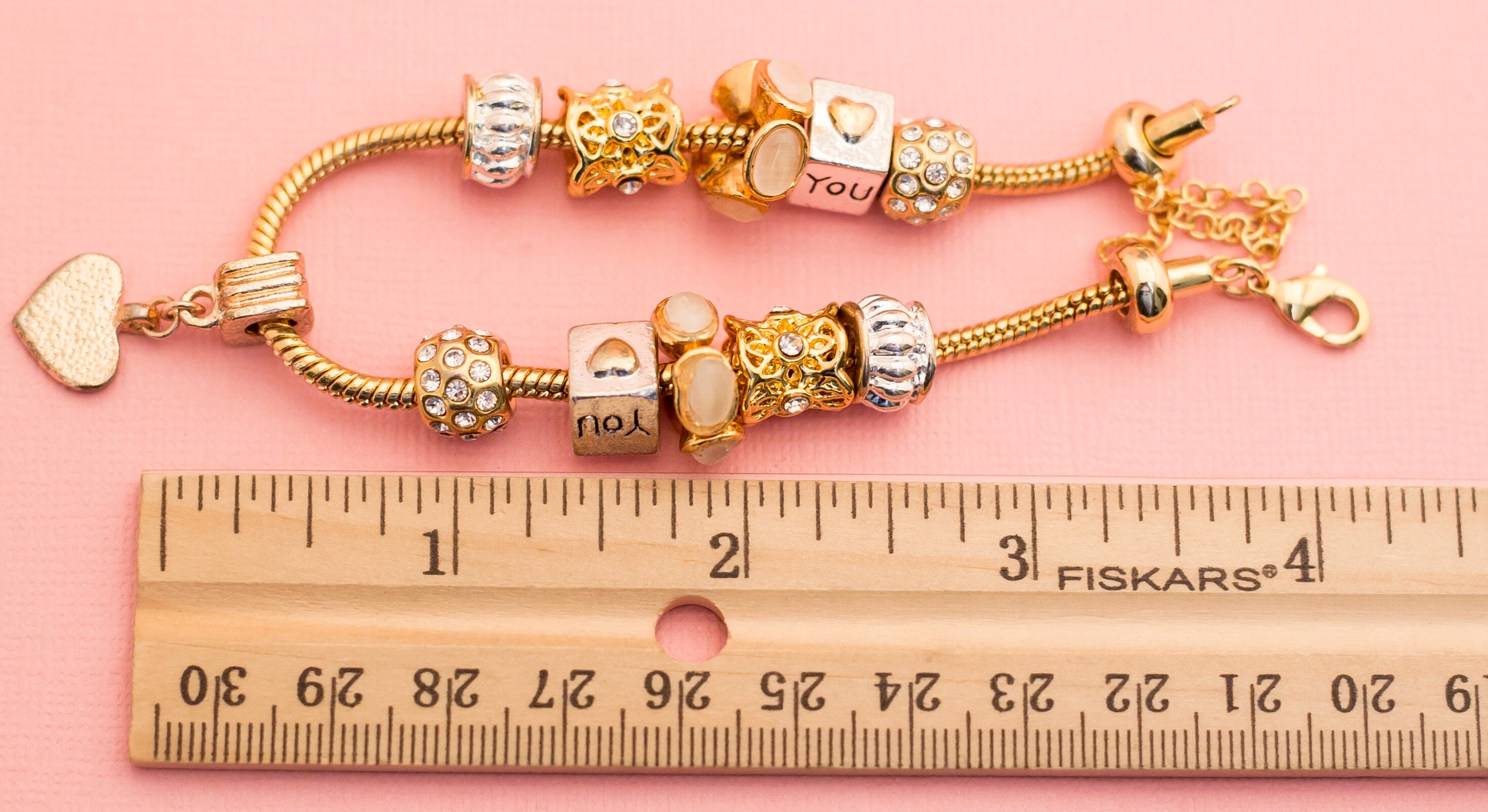 Vintage I Love You Bracelet Gold Tone Love Bracelet Etsy UK