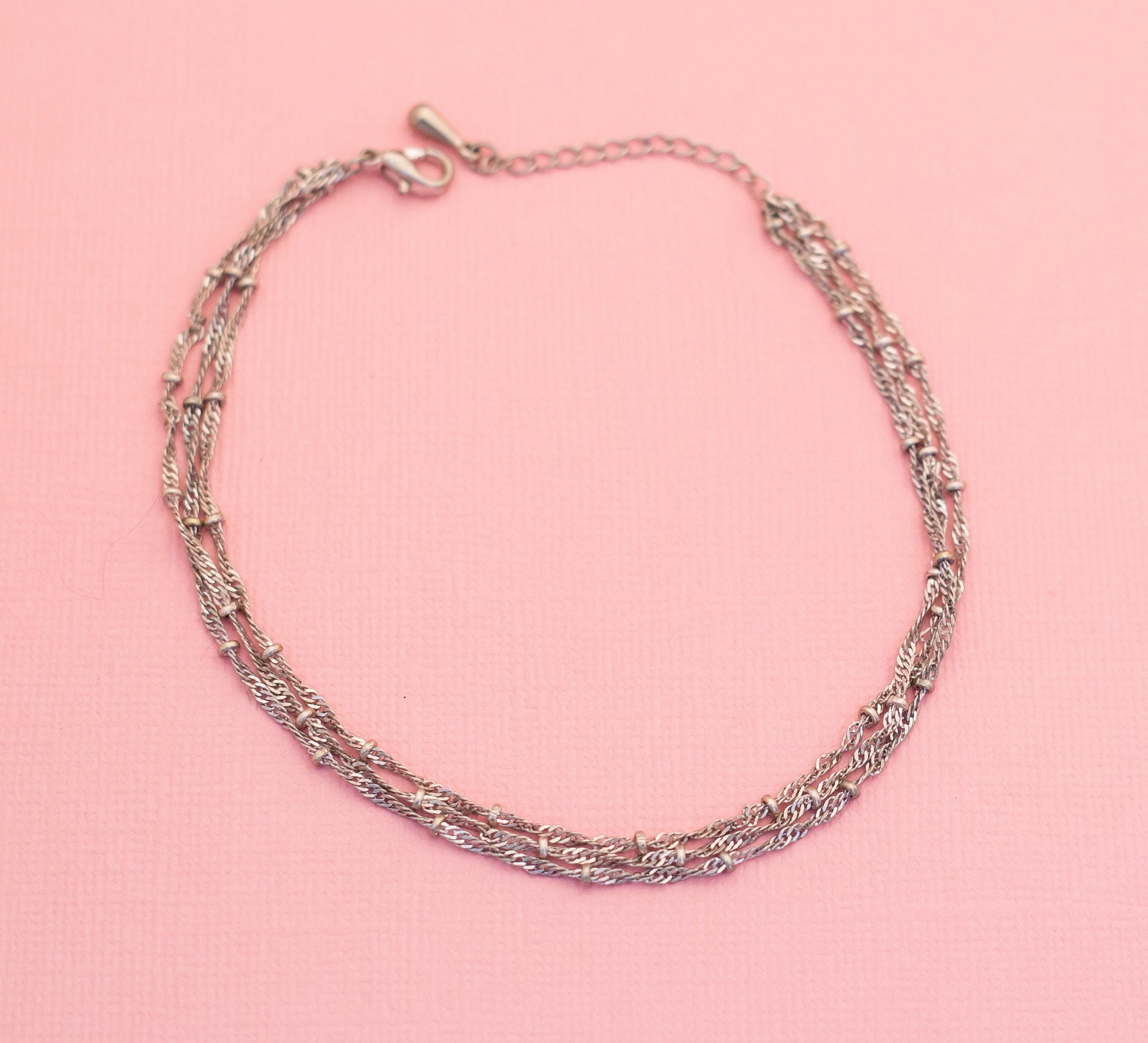 Beautiful Multi-chain Bracelet Vintage Chain Bracelet 8 - Etsy