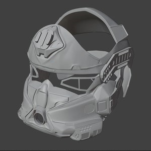Titanfall 2 Grapple Pilot Helmet 3D Print Files