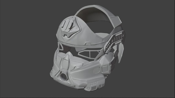 Titanfall 2 グラップル パイロット ヘルメット 3D プリント