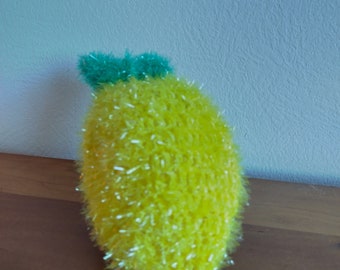 Lemon shower sponge handmade