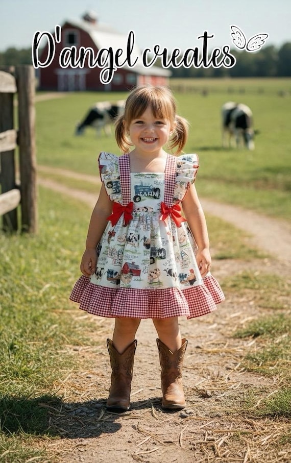 toddler girl cotton dresses Winnie the Pooh Cotton Dress: Baby, Toddler, and Girl with Matching Bow