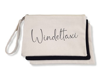 Wickeltasche | Windeltasche "Windeltaxi", personalisierbar