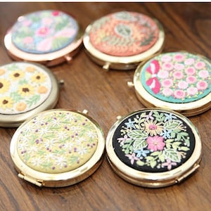 DIY Mirror Embroidery Kit, Full Instructions, Complete kit,  Mini project, Easy Embroidery Kit, Craft Kit for Adults