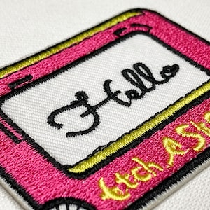 Retro Patches Vintage, 80's, Mix Tape, Tv, Camera, Embroidered Sew on / Iron on Jeans Bags Clothes Transfer, badge image 7