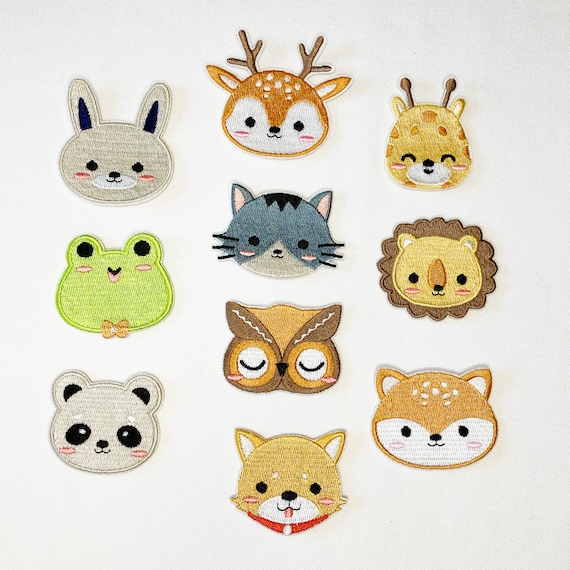 80 Popular DIY Cartoon Embroidered Iron On Badges For Bags