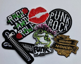 バトルジャケット 刺繍パッチジャケット パロディ デスメタル ブラック