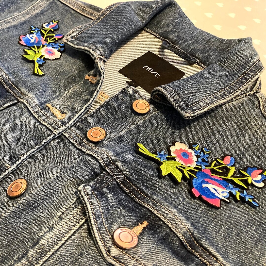 Floral Patches, Embroidered Patch, Art Applique Patch, Clothes Patch ...