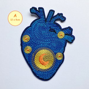 Make More Detours Art Badge Clothes Iron On Sew On Embroidered