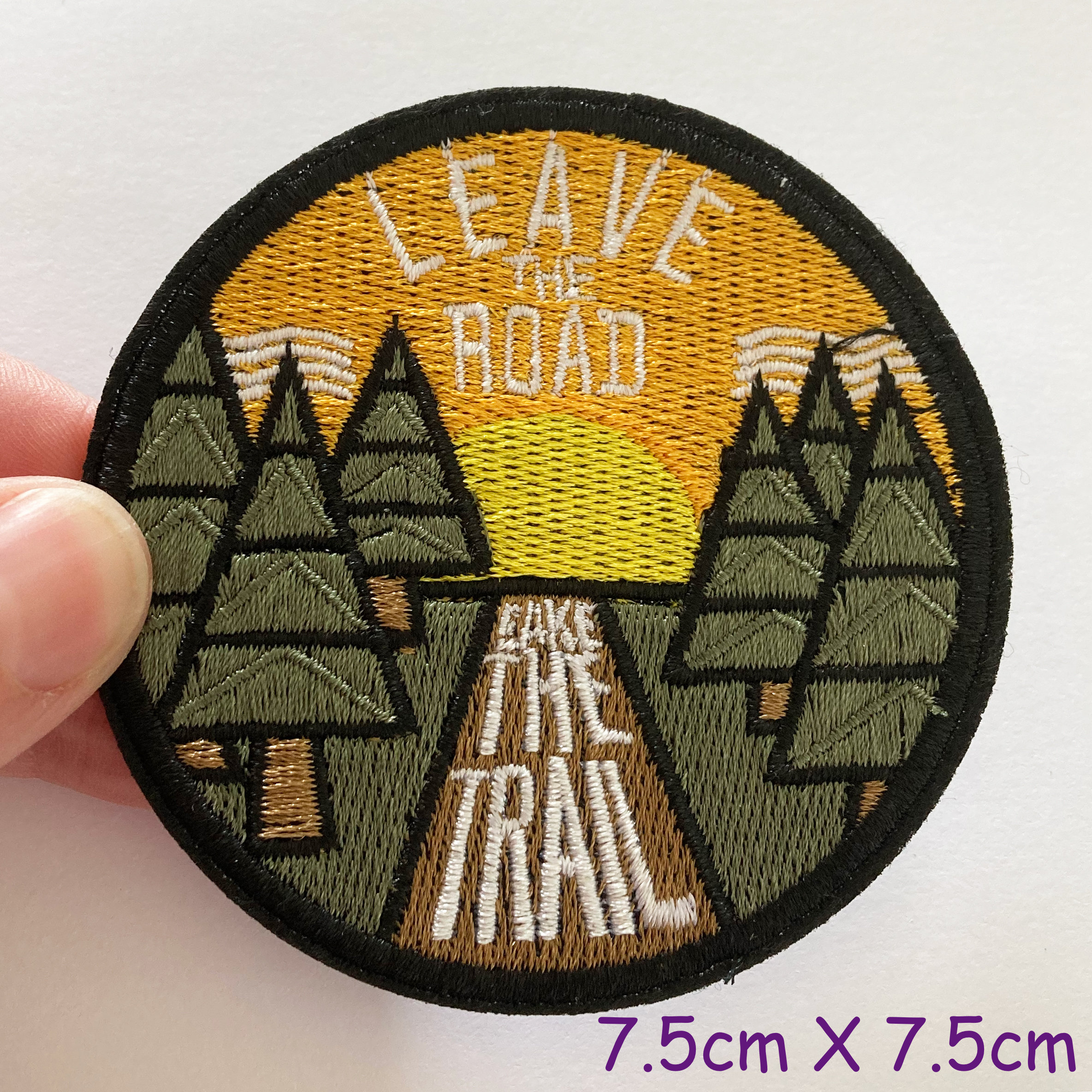 Travel Patches Embroidered Sew / Iron on Biker Nature Camping Etsy UK
