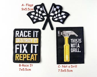 Patch écusson Brodé ALPINA Motorsport – 8 Cm – À Repasser – Auto, Course, Collection