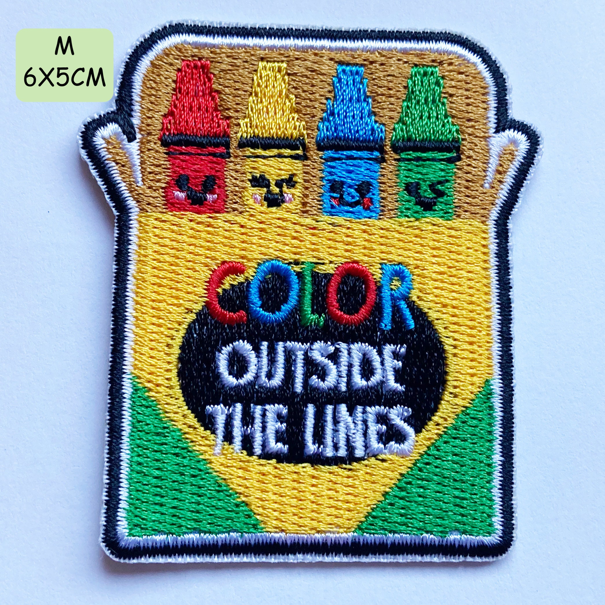 Cute Funny Iron on Patches Happiness, Love, Friendship, Friends, Embroidered  Sew on / Iron on Jeans Bags Clothes Transfer, Badge 