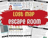 Camping Adventure Escape Room, Kids Family Game (Printable Kit)