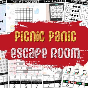 Last day of school Escape Room, printable Escape Room Kit, Instant Download, Kids Escape Room, No Prep Escape Room, Family game night