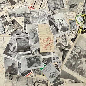 Ritagli di effimeri vintage LETTERARI unici, LIBRI, diari di scarto, creazione di biglietti, progetti di scrapbooking, collage di ricordi, arte alternativa, LAVORO, lotto, collezione di libri
