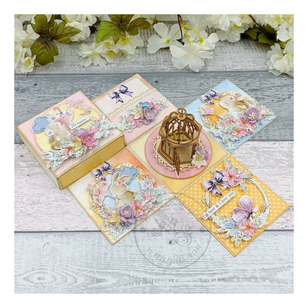 Spring-joy Exploding Box, Greetings Card, Valentine's Day, Mother's Day ...
