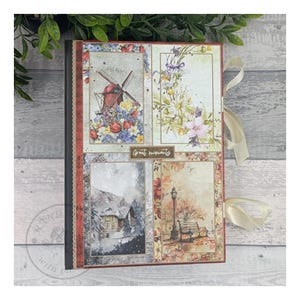 Photo Album &quot;Four Seasons&quot;, Universal Photo Album, Photo Scrapbook, Folio Albums